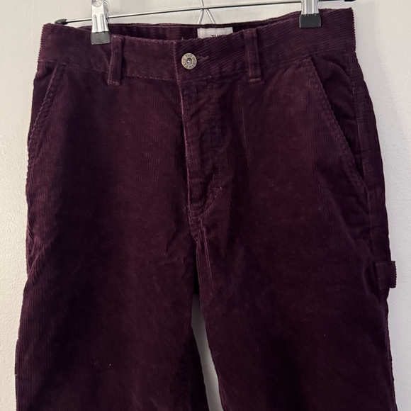 The North Face dark burgundy cargo corduroy pants Size 2 - Picture 2 of 9